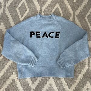 Old Navy Light Blue Knit Sweater